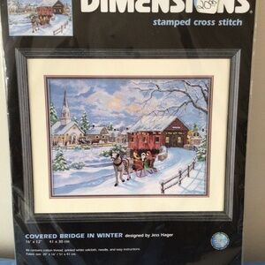 Dimensions Stamped Cross Stitch New, Unopened 2003